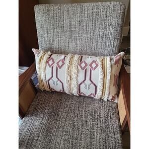 14"x26" Oversized Aztec 100% Down Filled Lumbar Throw Pillow Tapestry Rizzy Home